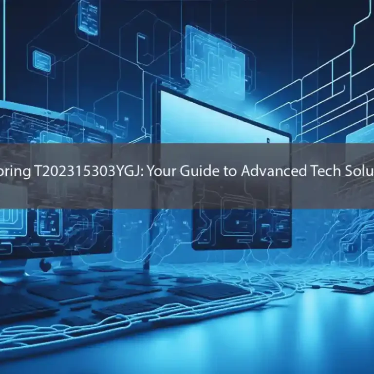 Exploring T202315303YGJ: Your Guide to Advanced Tech Solutions