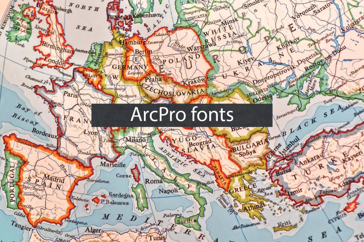 ArcPro Fonts: Top Tips for Creating Professional Maps and Visuals