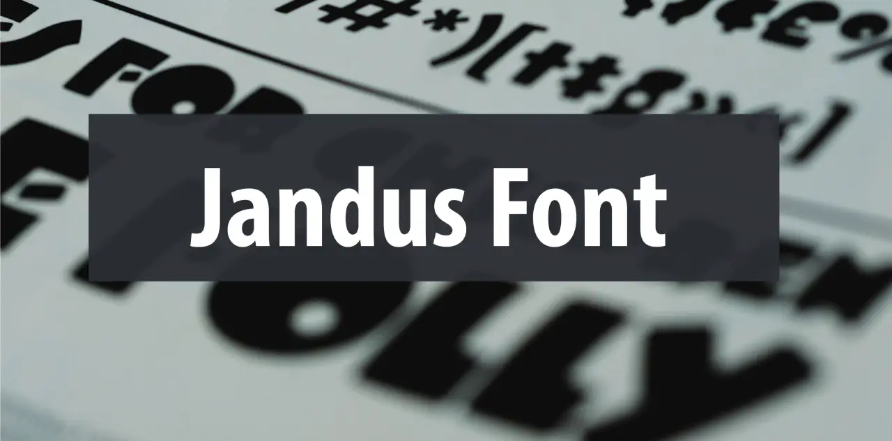 Why Jandus Font is Perfect for Bold, Retro Designs: A Graphic Designer's Guide